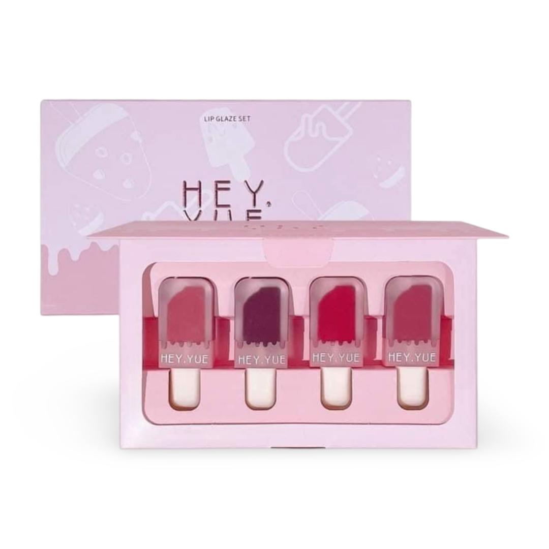 HEY YUE - Lip Glaze set - 4 pcs - Blank Store