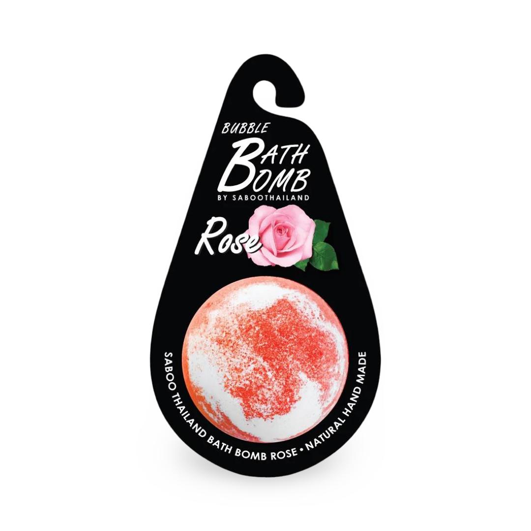 Saboo - Bubble Bath Bomb Rose - 150g - Blank Store